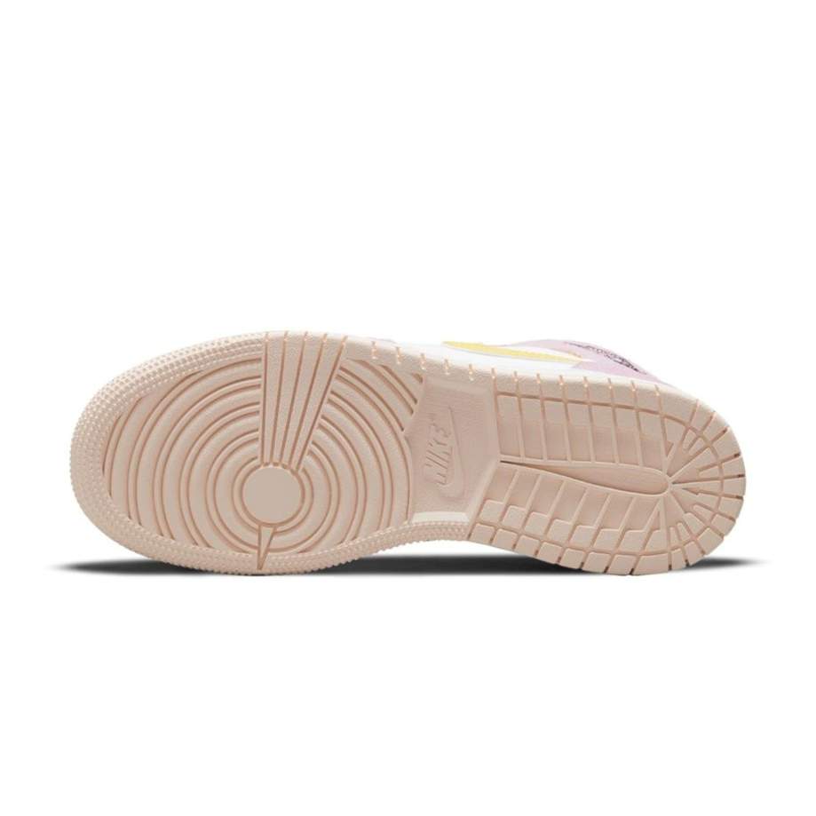 Air Jordan 1 Mid 'Arctic Pink University Gold'