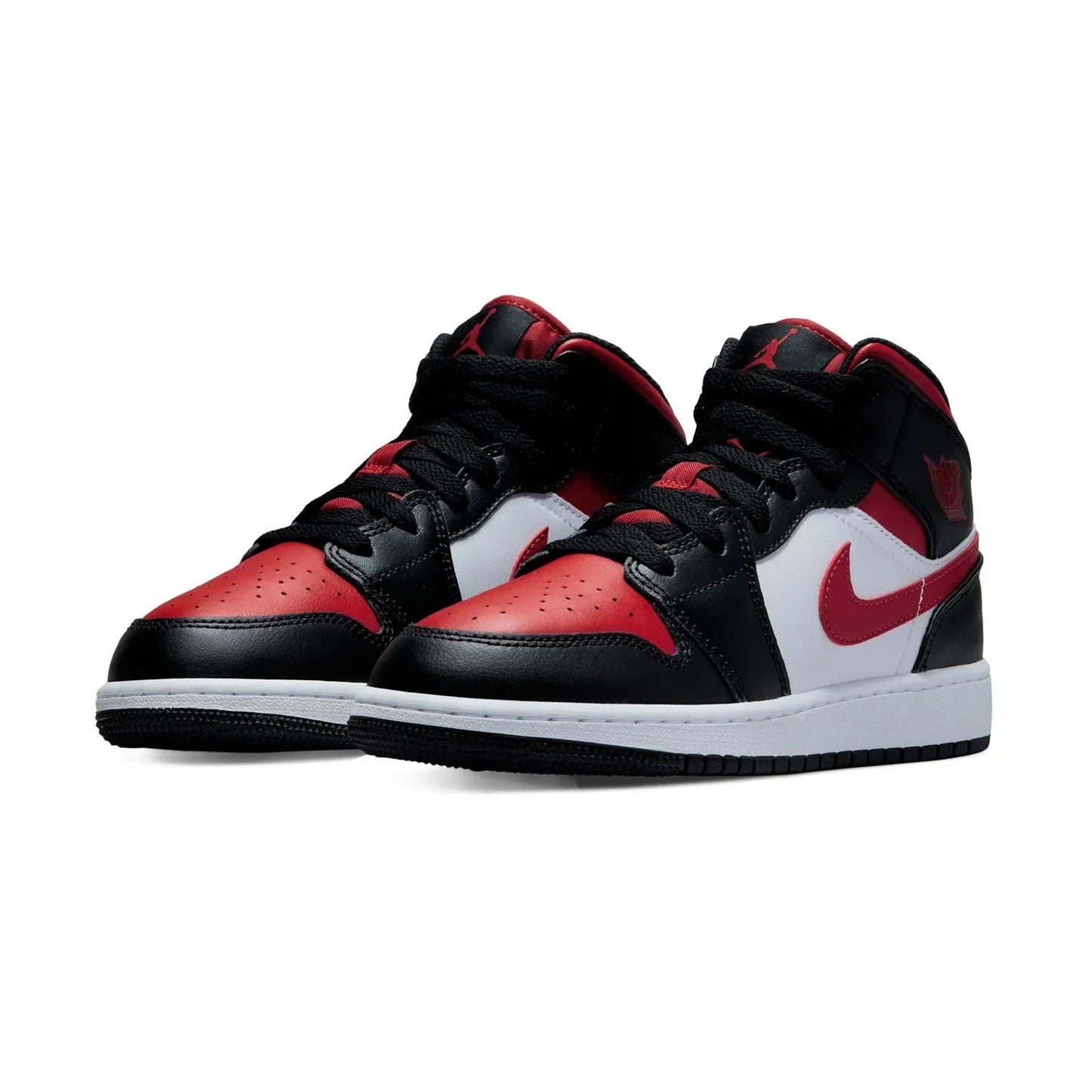 Air Jordan 1 Mid 'Black Fire Red'