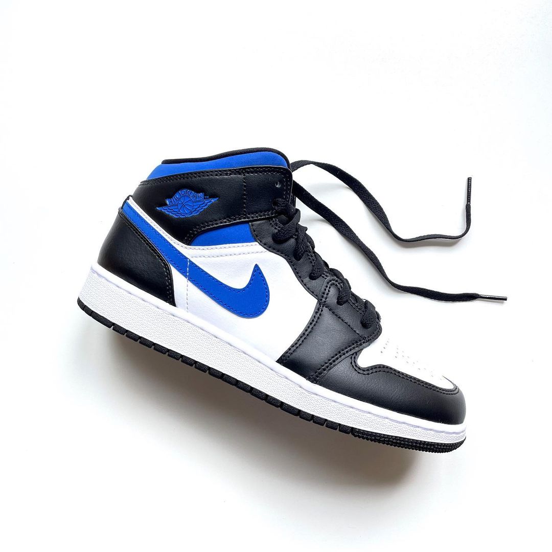 Air Jordan 1 Mid 'Racer Blue Black'