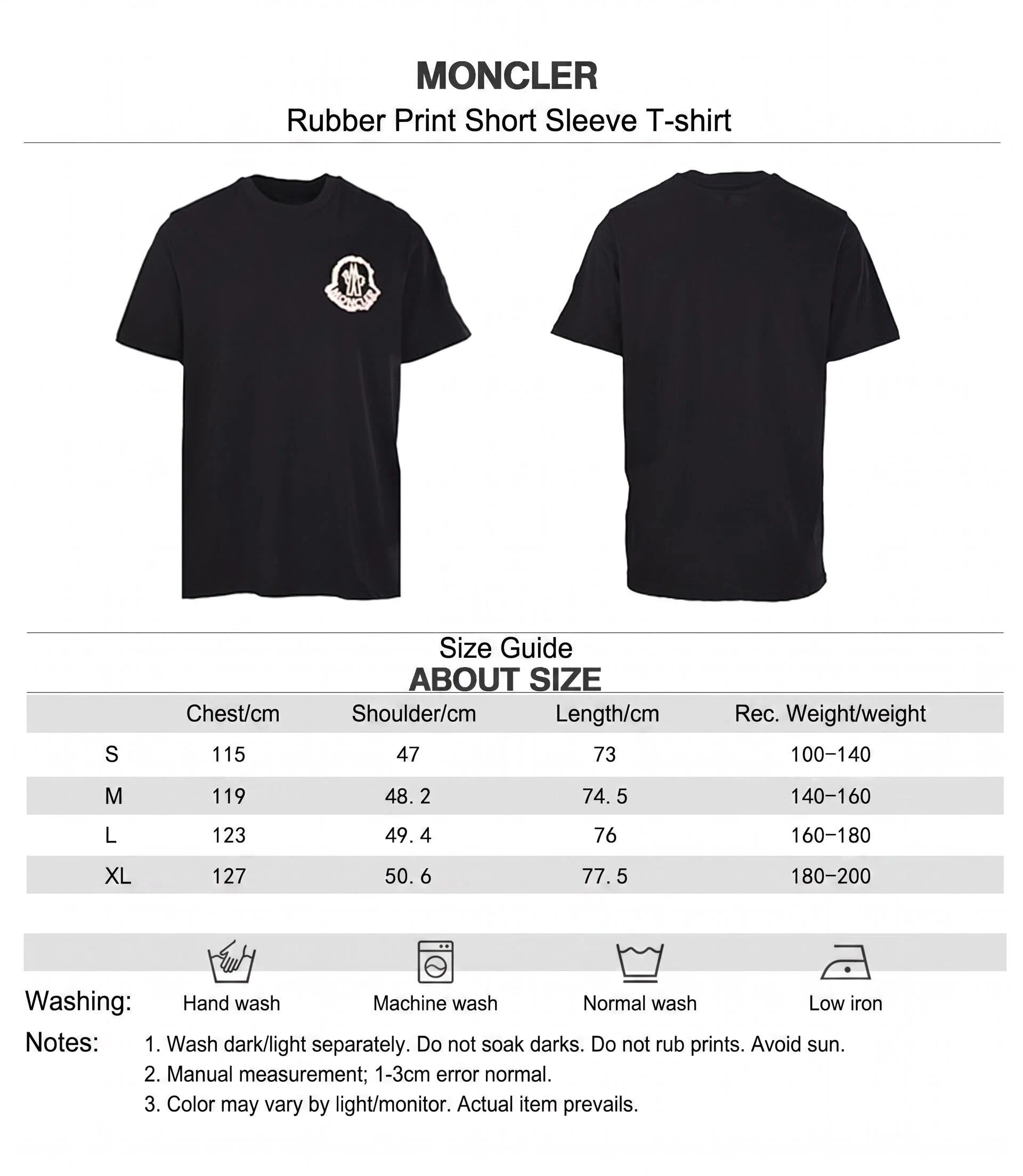 MONCLER MC Printed Short-Sleeve T-Shirt