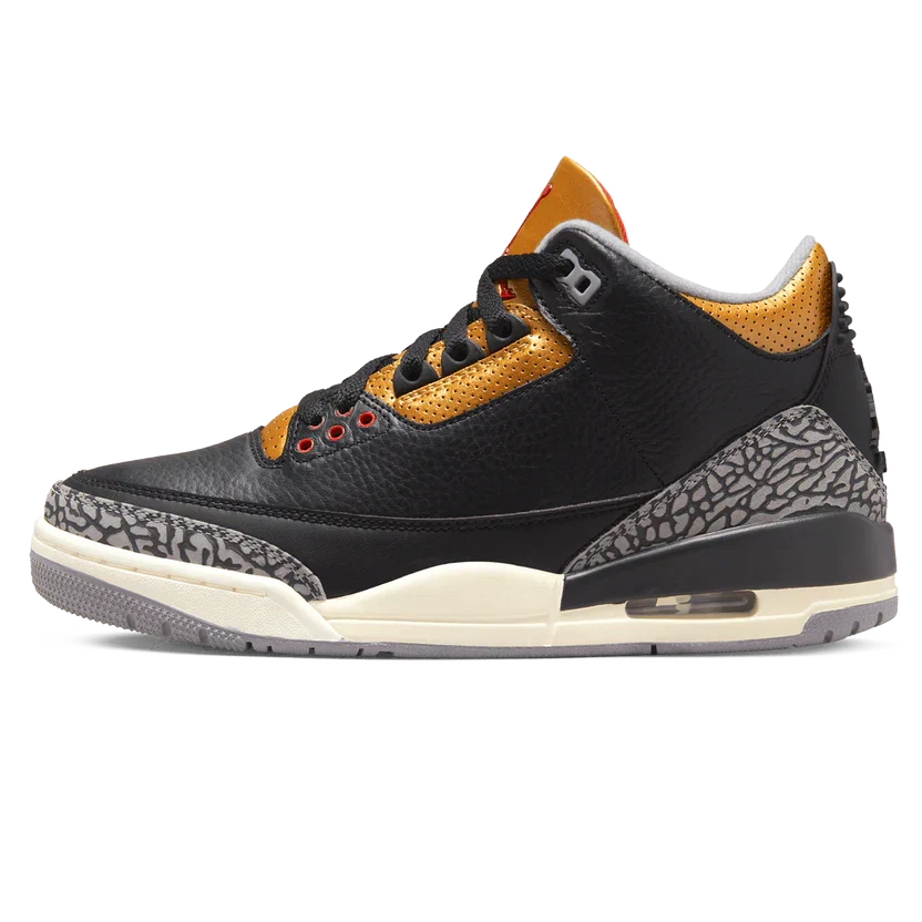 Air Jordan 3 'Black Cement Gold'