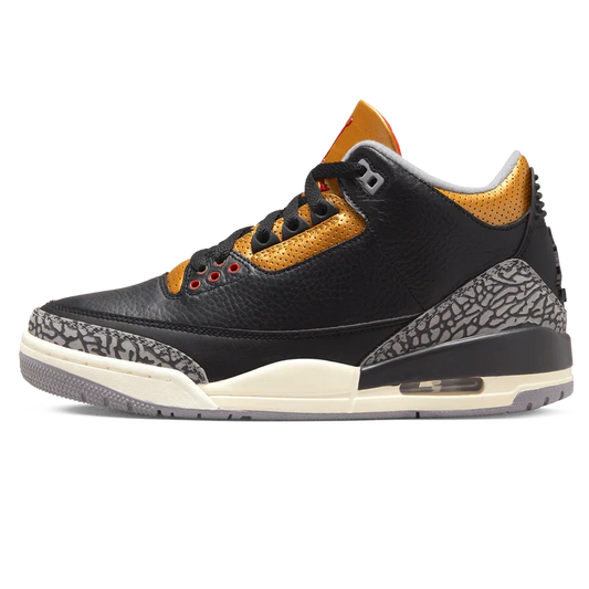 Air Jordan 3 'Black Cement Gold'
