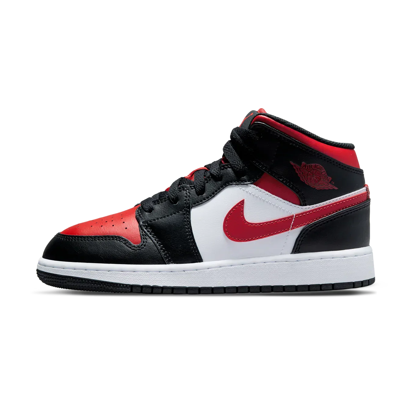Air Jordan 1 Mid 'Black Fire Red'