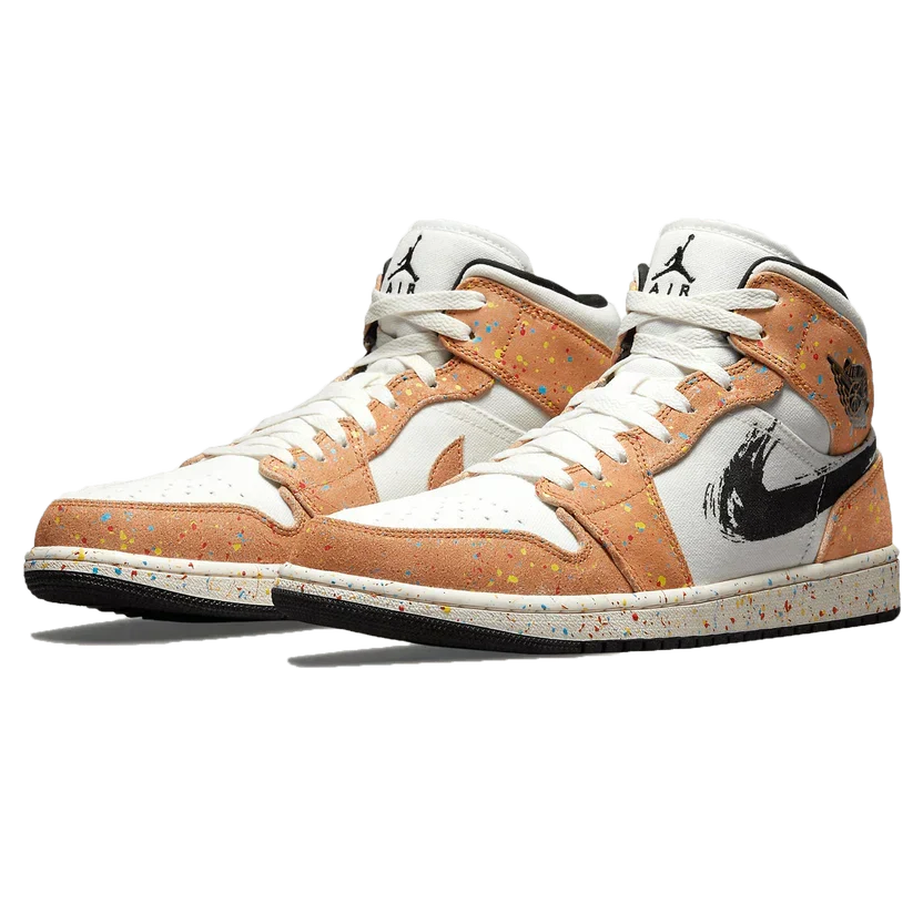 Air Jordan 1 Mid 'Brushstroke'