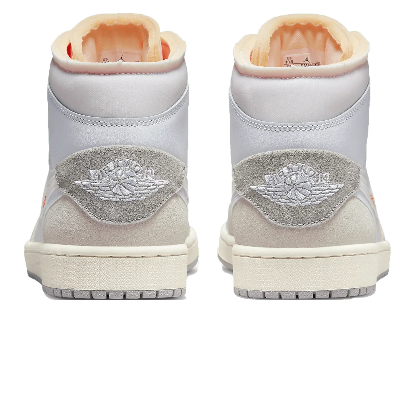 Air Jordan 1 Mid 'Craft Inside Out White Grey'
