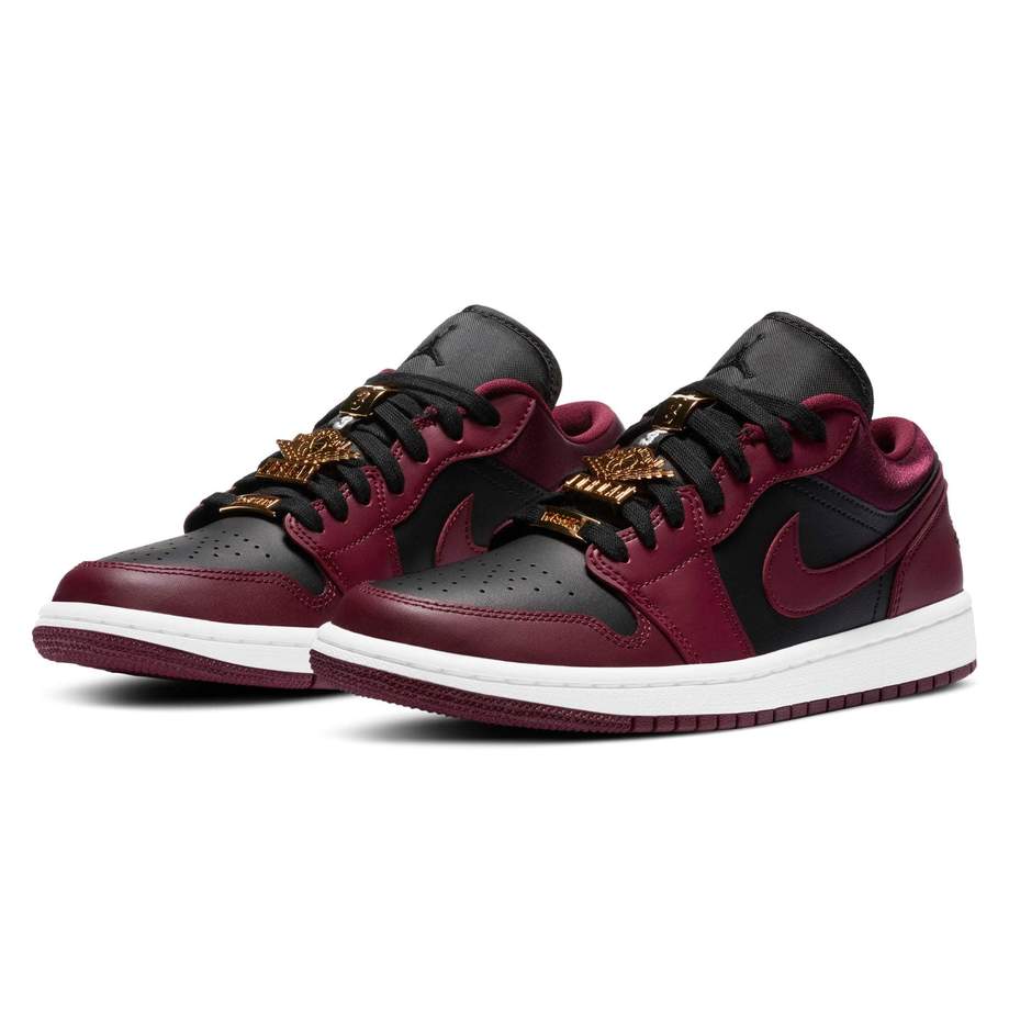 Air Jordan 1 Low 'Dark Beetroot / Gold Pendants'