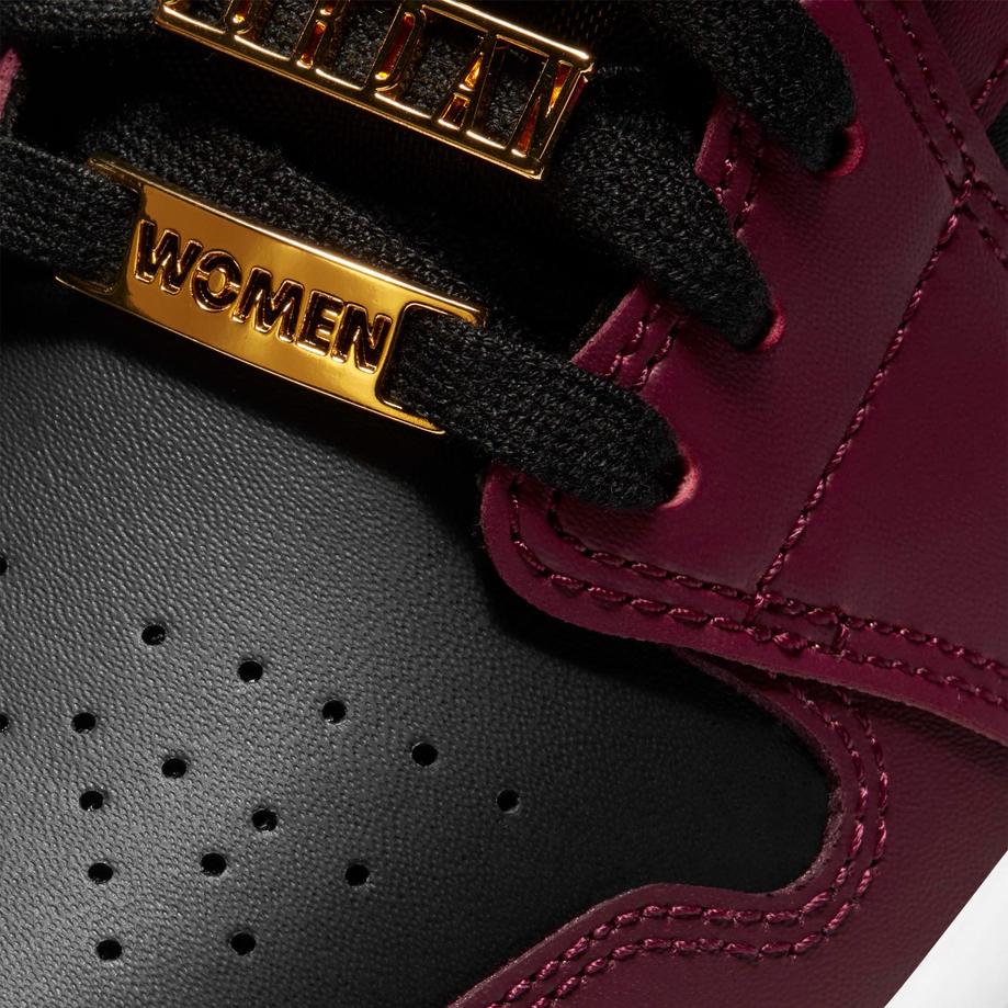Air Jordan 1 Low 'Dark Beetroot / Gold Pendants'