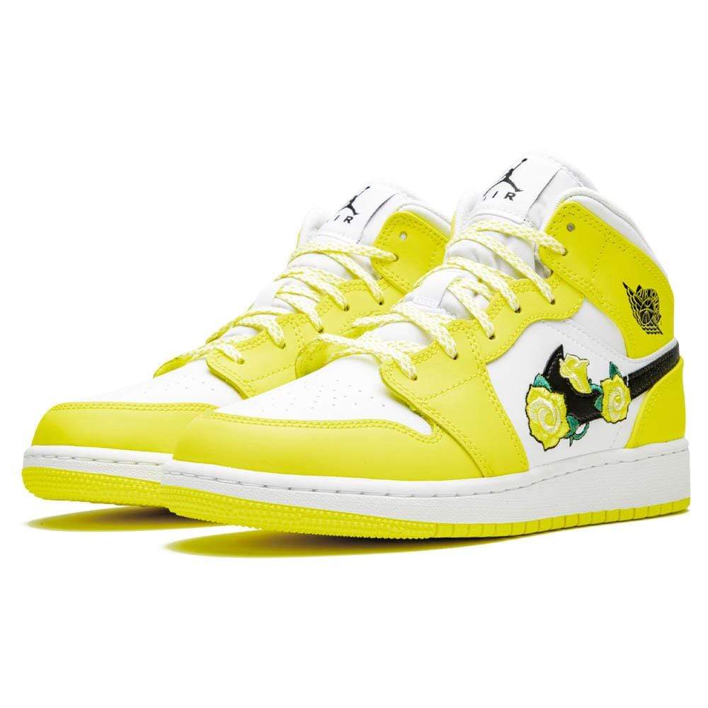 Air Jordan 1 Mid 'Dynamic Floral Yellow'