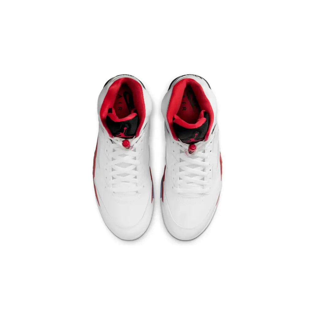 Air Jordan 5 'Fire Red Black Tongue' (2025)