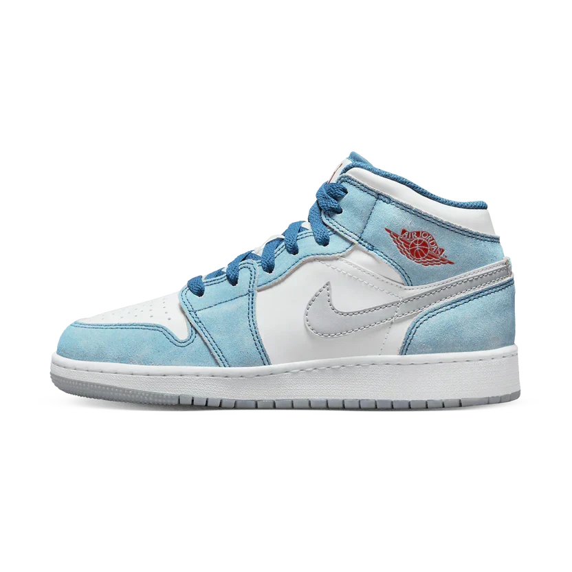 Air Jordan 1 Mid 'French Blue Fire Red'