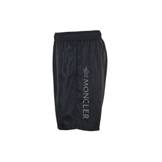Moncler  Side Reflective Logo Print Shorts