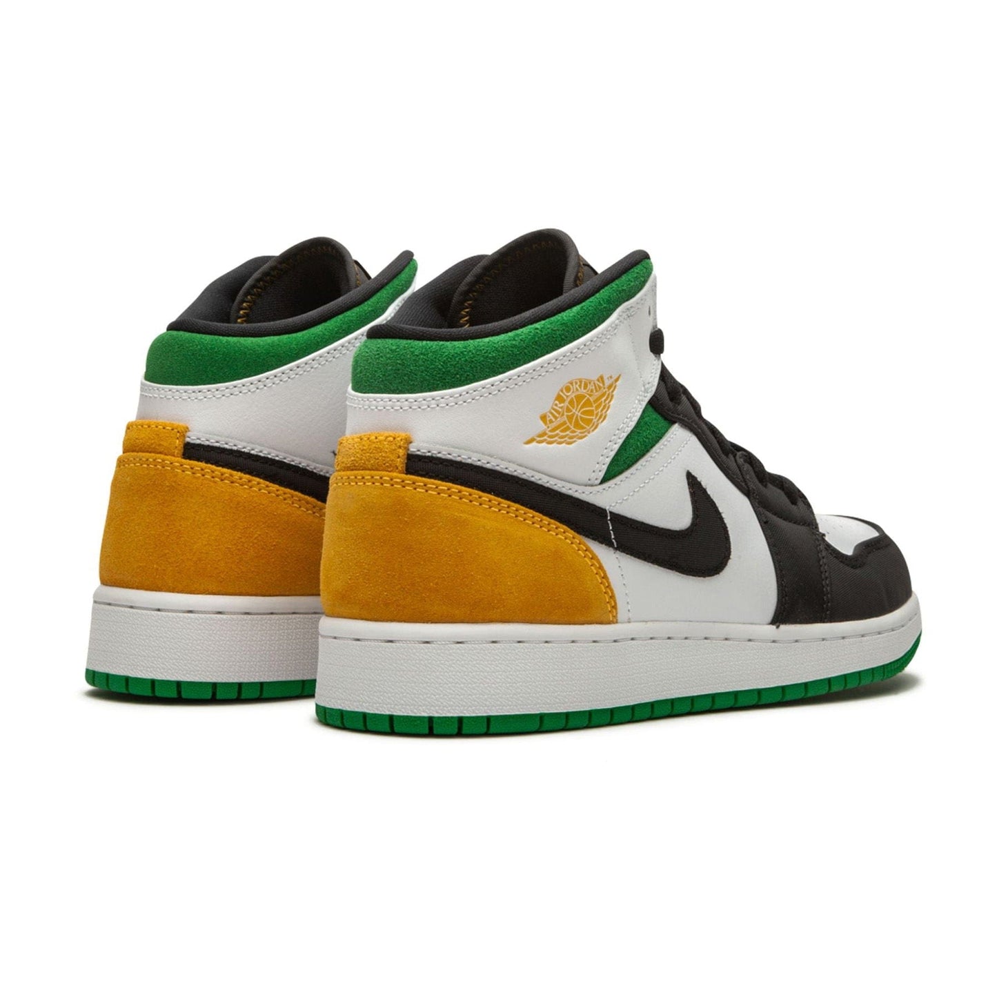 Air Jordan 1 Mid 'Laser Orange Lucky Green'