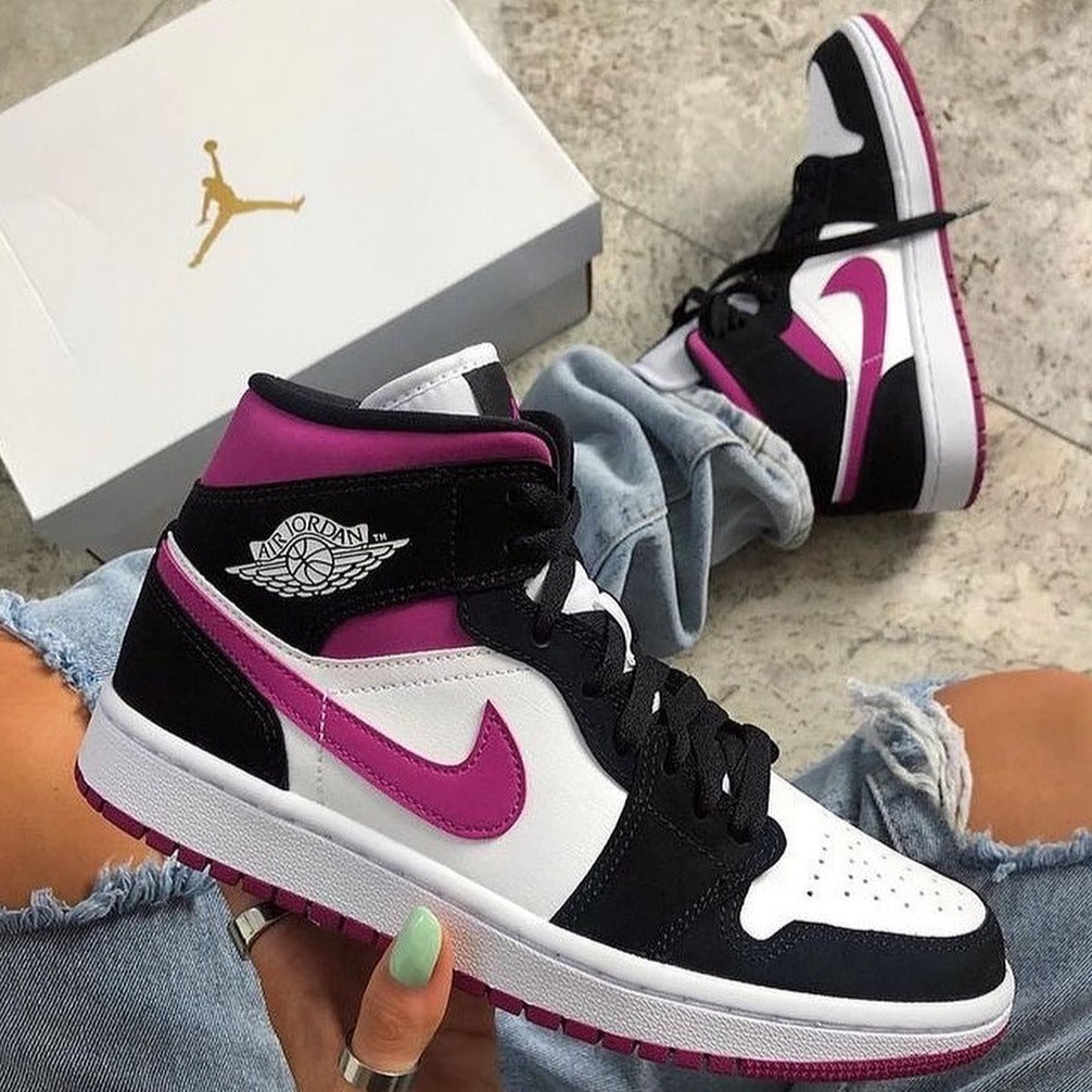 Air Jordan 1 Mid 'Magenta Cactus Flower'