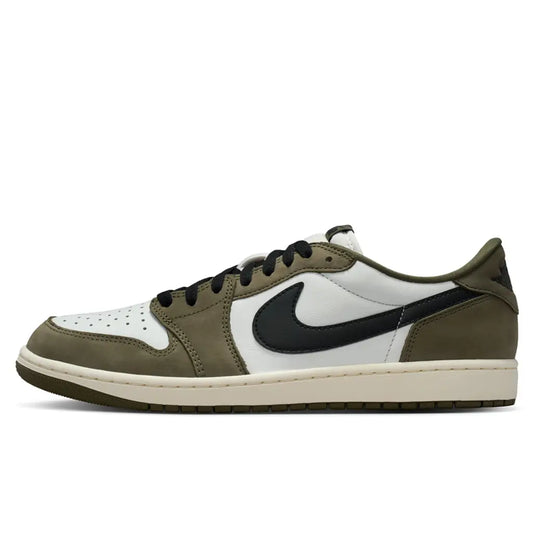 Air Jordan 1 Low 'Medium Olive Sail Black'