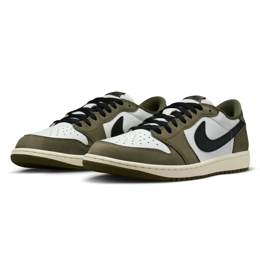 Air Jordan 1 Low 'Medium Olive Sail Black'