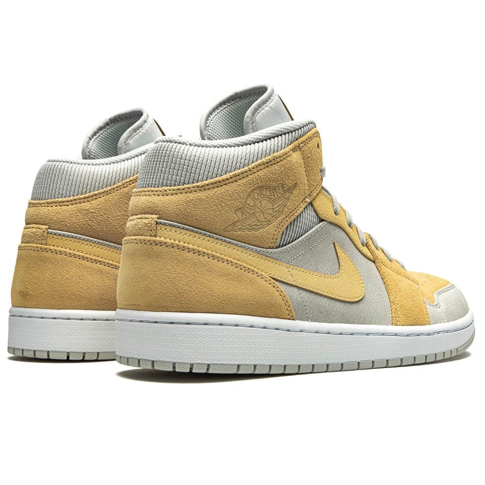 Air Jordan 1 Mid 'Mixed Textures Lemon Yellow'