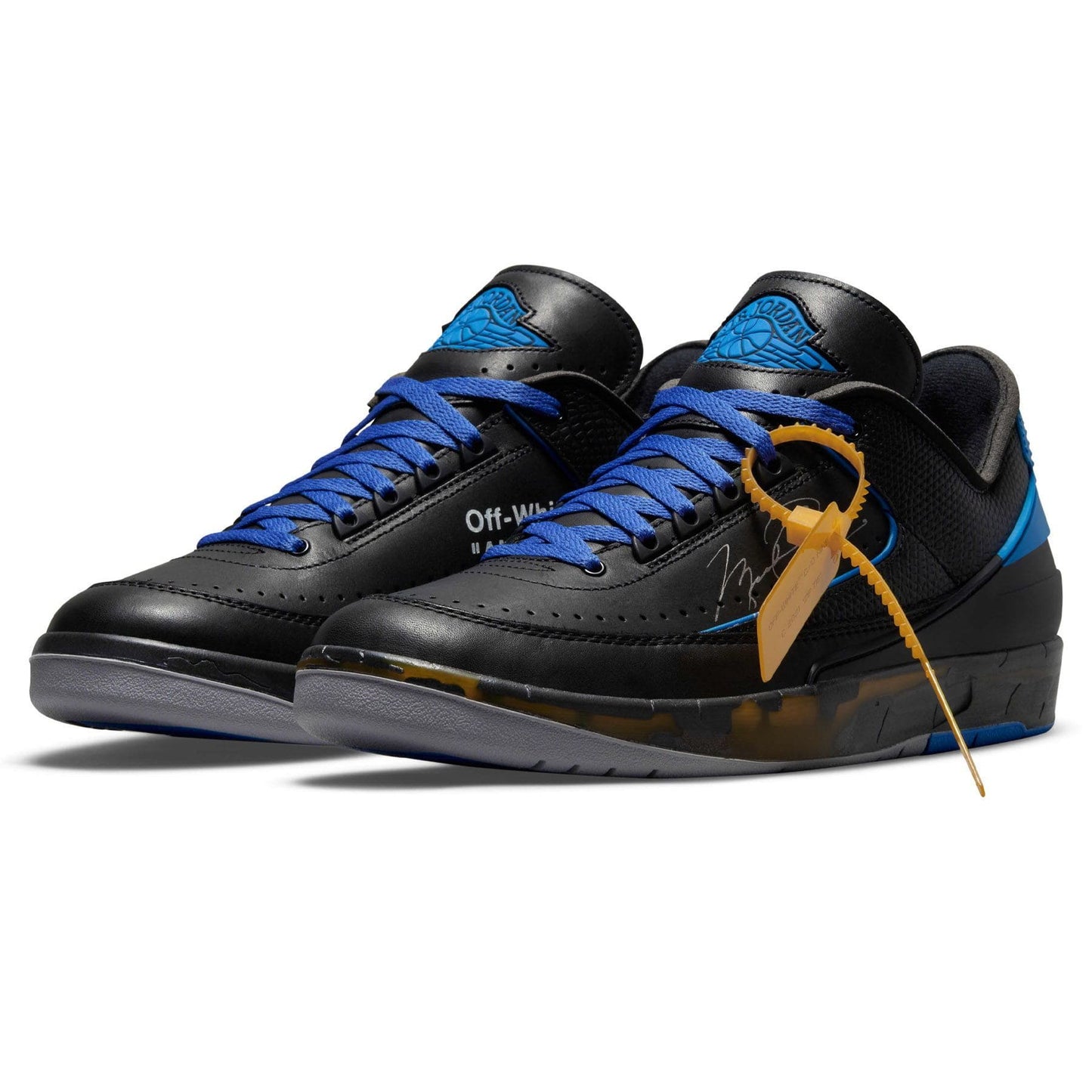 Air Jordan 2 Low x Off-White 'Black Blue'