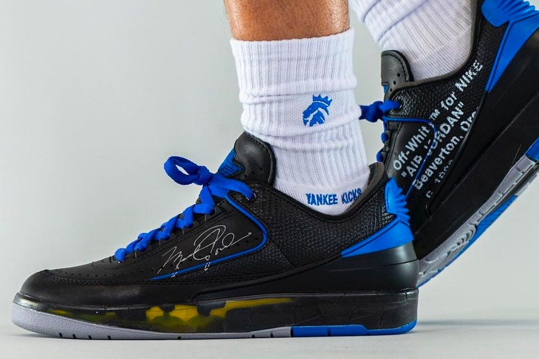 Air Jordan 2 Low x Off-White 'Black Blue'