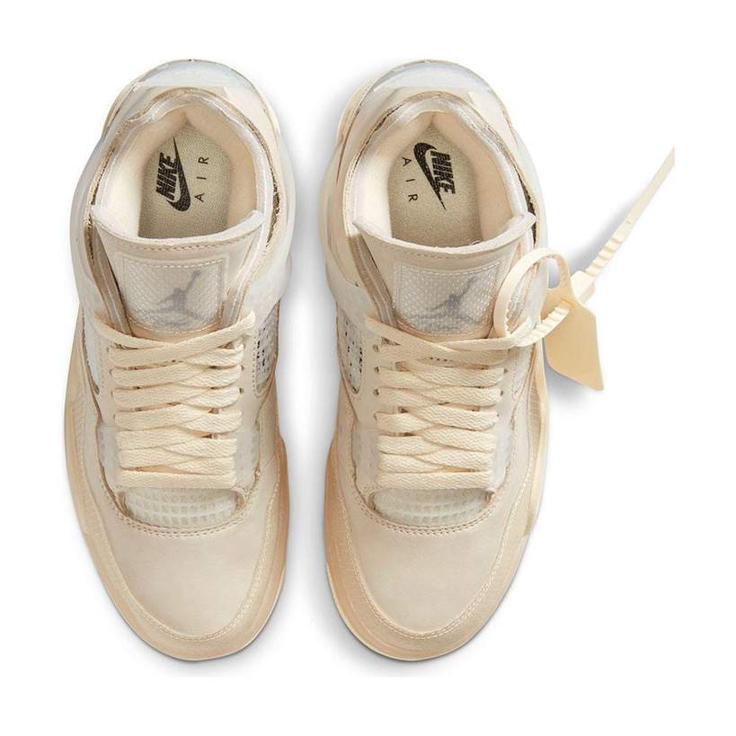 Air Jordan 4 x Off-White 'Sail'