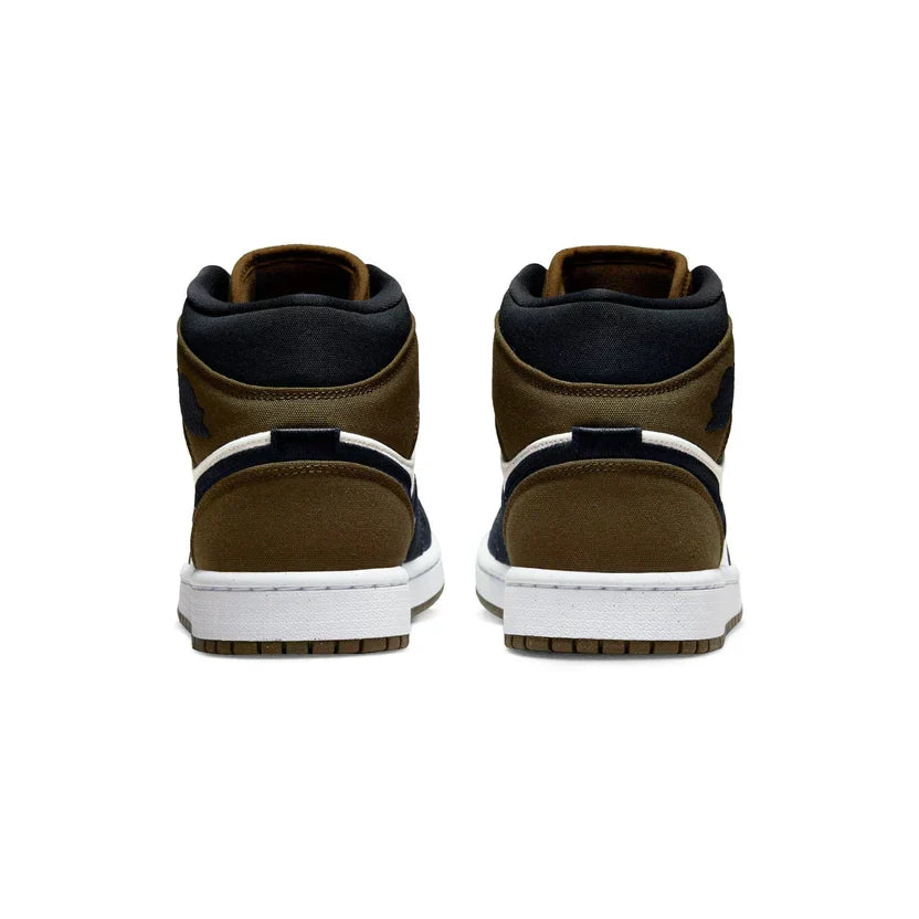 Air Jordan 1 Mid 'Olive Toe'