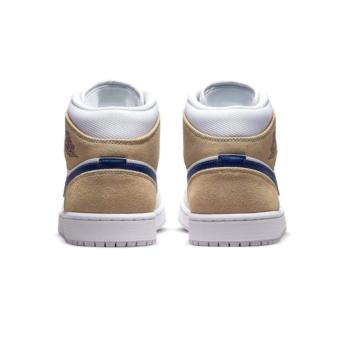 Air Jordan 1 Mid 'Tan Suede Navy'