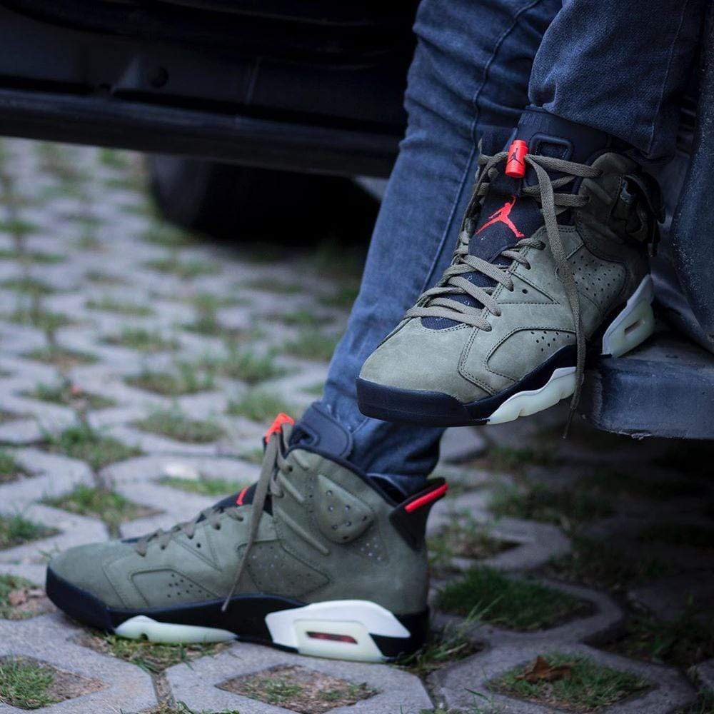 Air Jordan 6 x Travis Scott 'Green Olive'