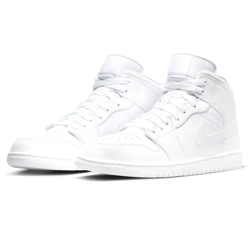 Air Jordan 1 Mid 'Triple White' (2022)