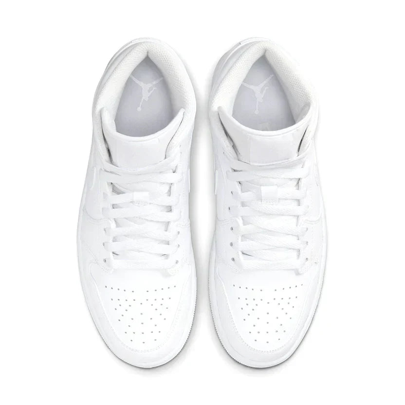 Air Jordan 1 Mid 'Triple White' (2022)
