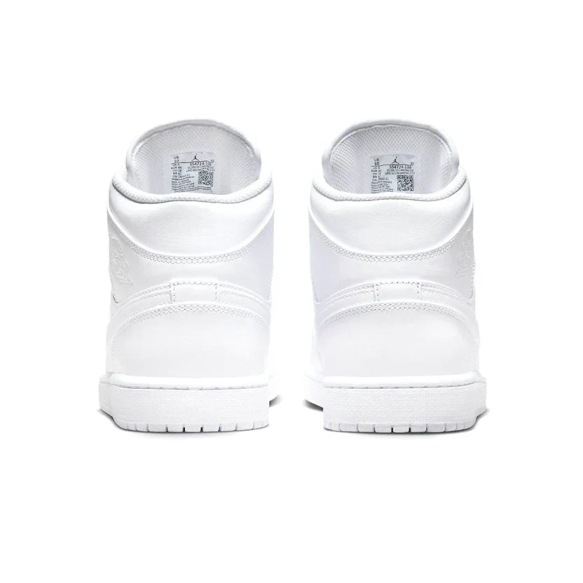 Air Jordan 1 Mid 'Triple White' (2022)