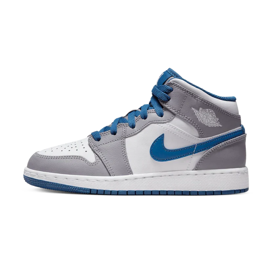 Air Jordan 1 Mid 'True Blue Cement'