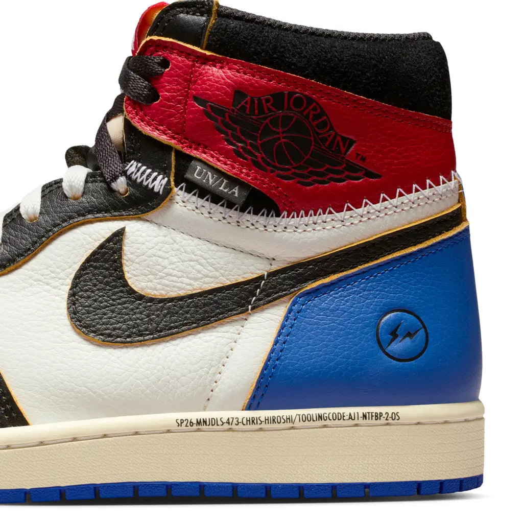 Air Jordan 1 High x Fragment x Union LA 'Varsity Red Sport Royal'
