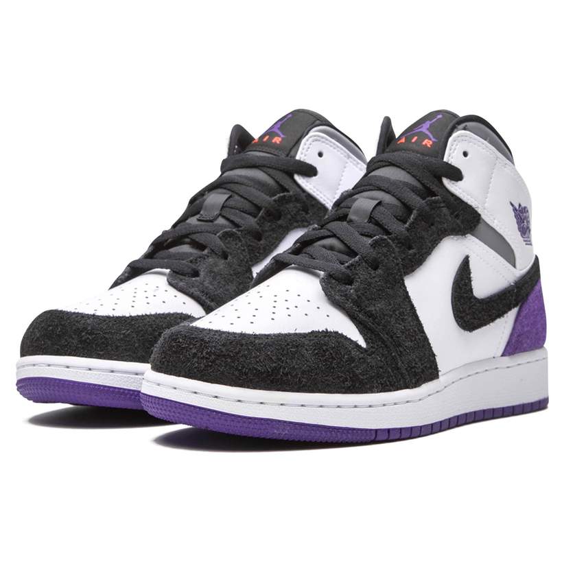 Air Jordan 1 Mid 'Varsity Purple'