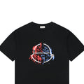 Moncler Splash Ink Logo Print Casual Short Sleeve T-shirt