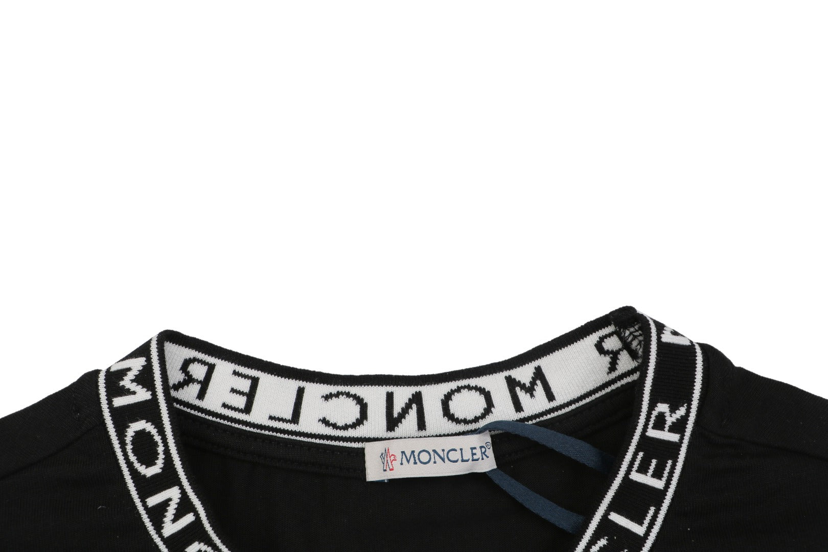 Moncler Letter Rib Short Sleeve T-Shirt