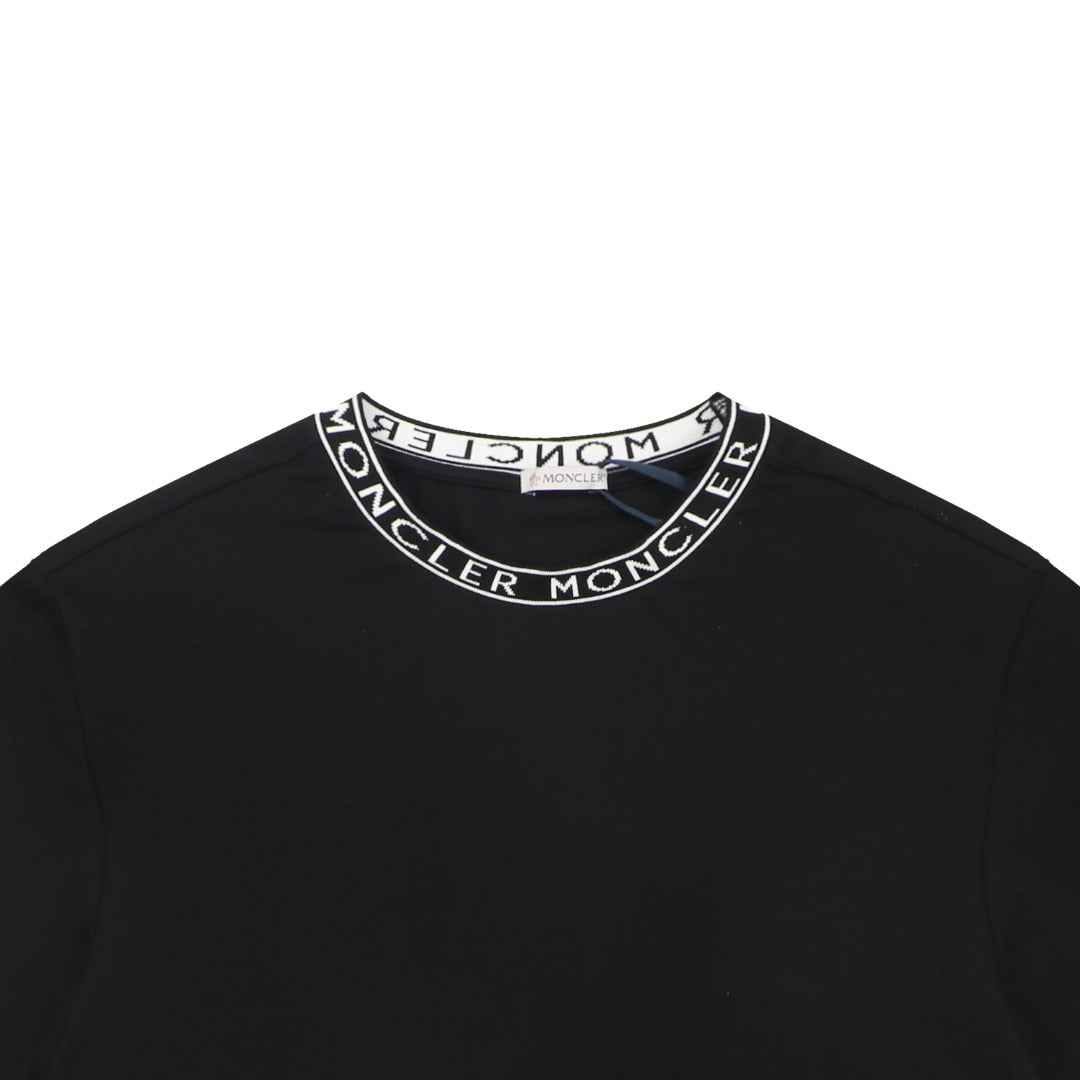 Moncler Letter Rib Short Sleeve T-Shirt