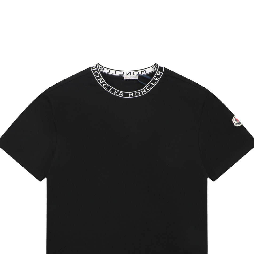Moncler Letter Rib Short Sleeve T-Shirt