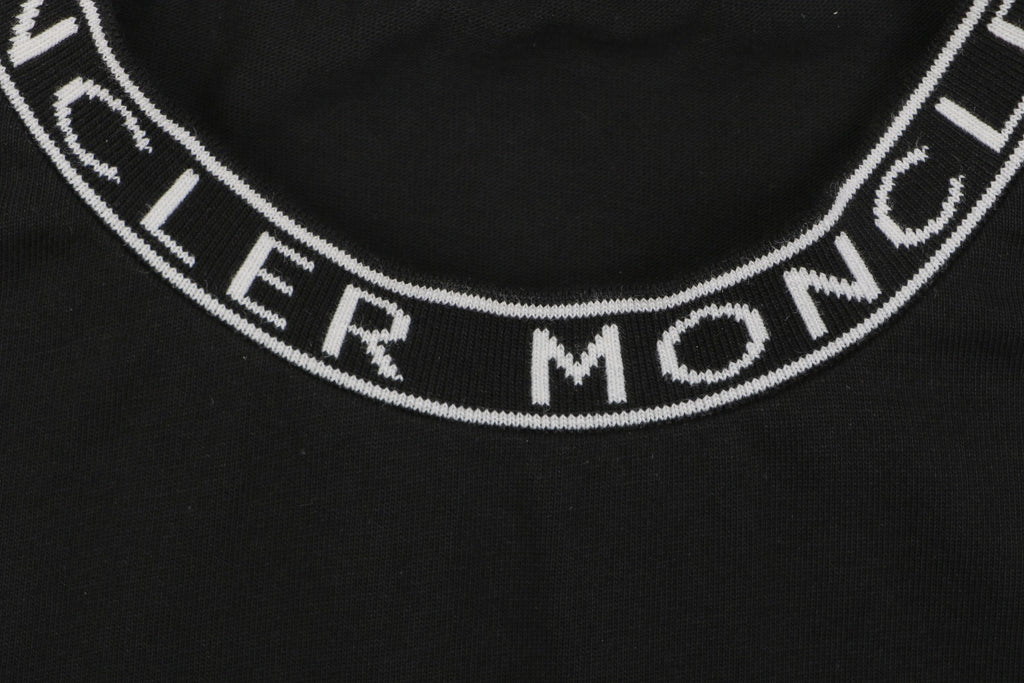 Moncler Letter Rib Short Sleeve T-Shirt