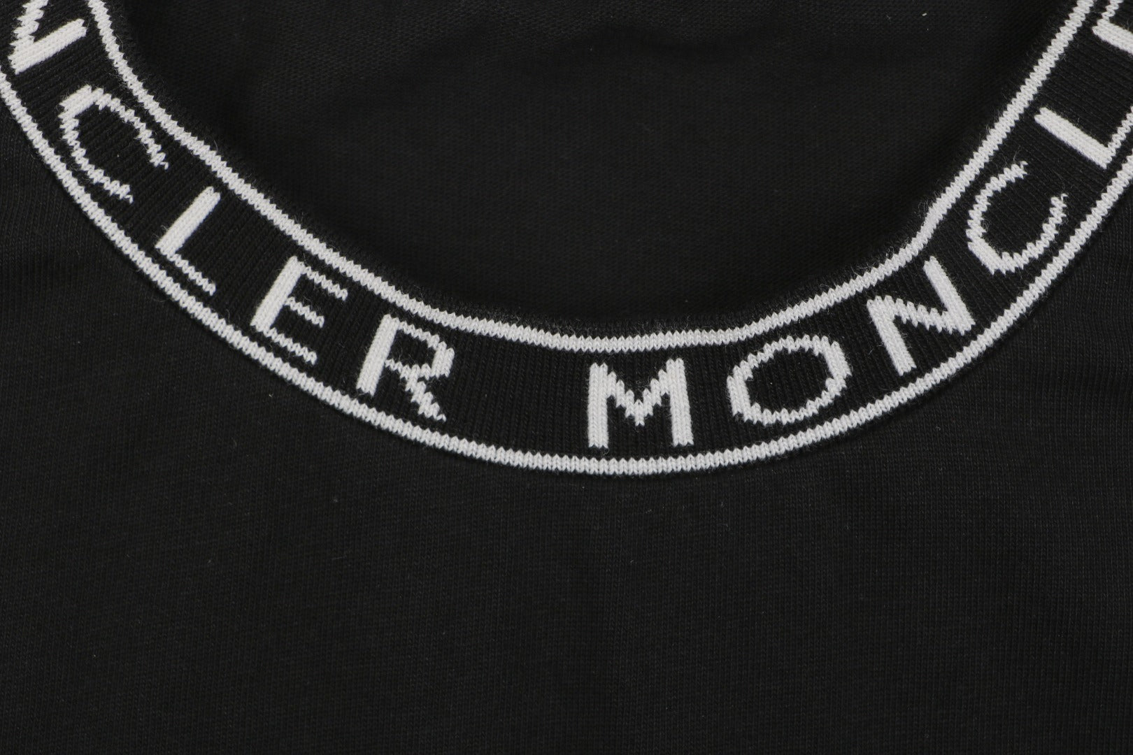Moncler Letter Rib Short Sleeve T-Shirt