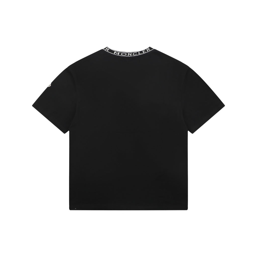 Moncler Letter Rib Short Sleeve T-Shirt