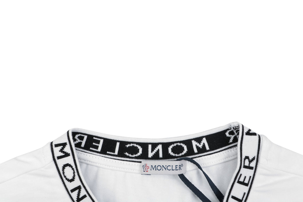 Moncler Letter Rib Short Sleeve T-Shirt