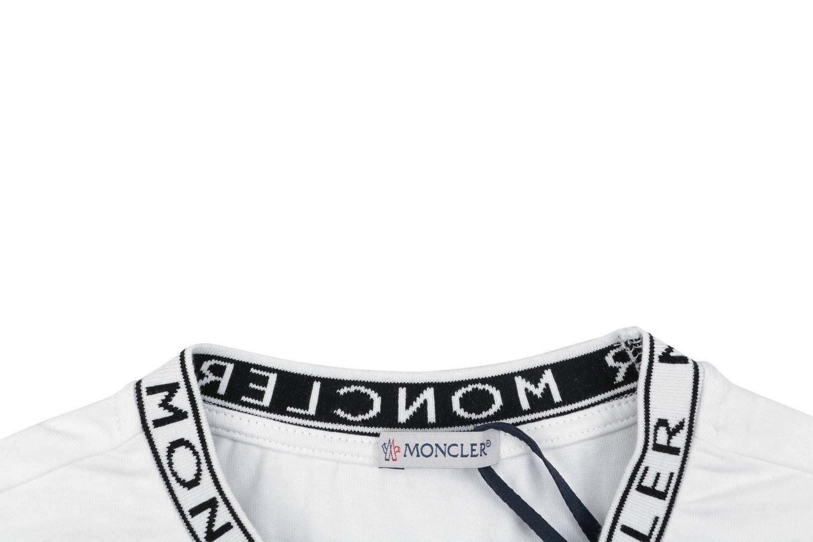 Moncler Letter Rib Short Sleeve T-Shirt