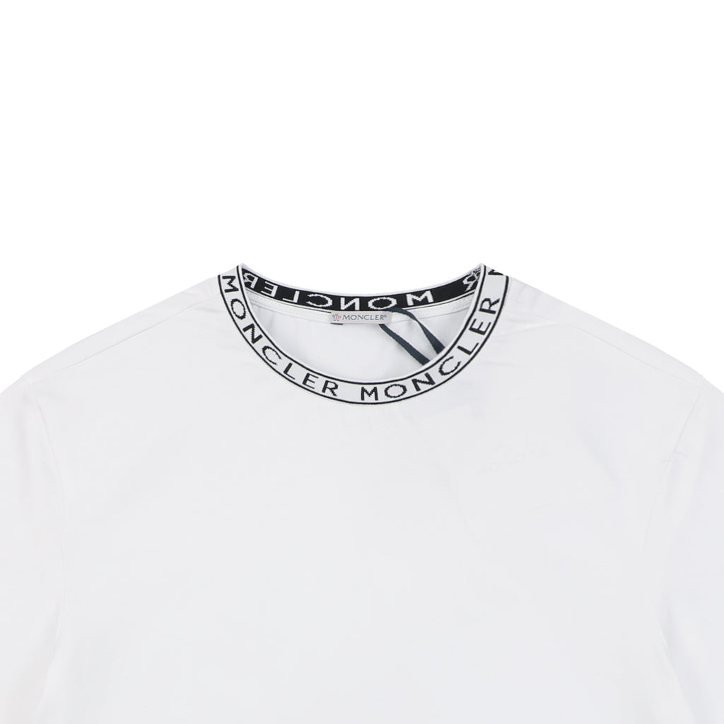 Moncler Letter Rib Short Sleeve T-Shirt