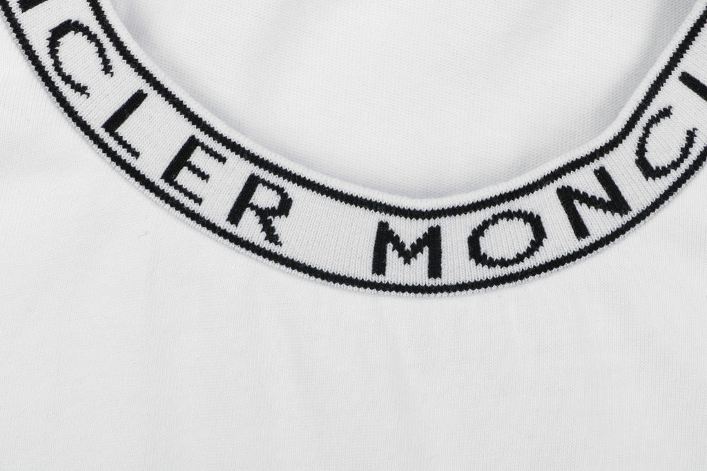 Moncler Letter Rib Short Sleeve T-Shirt
