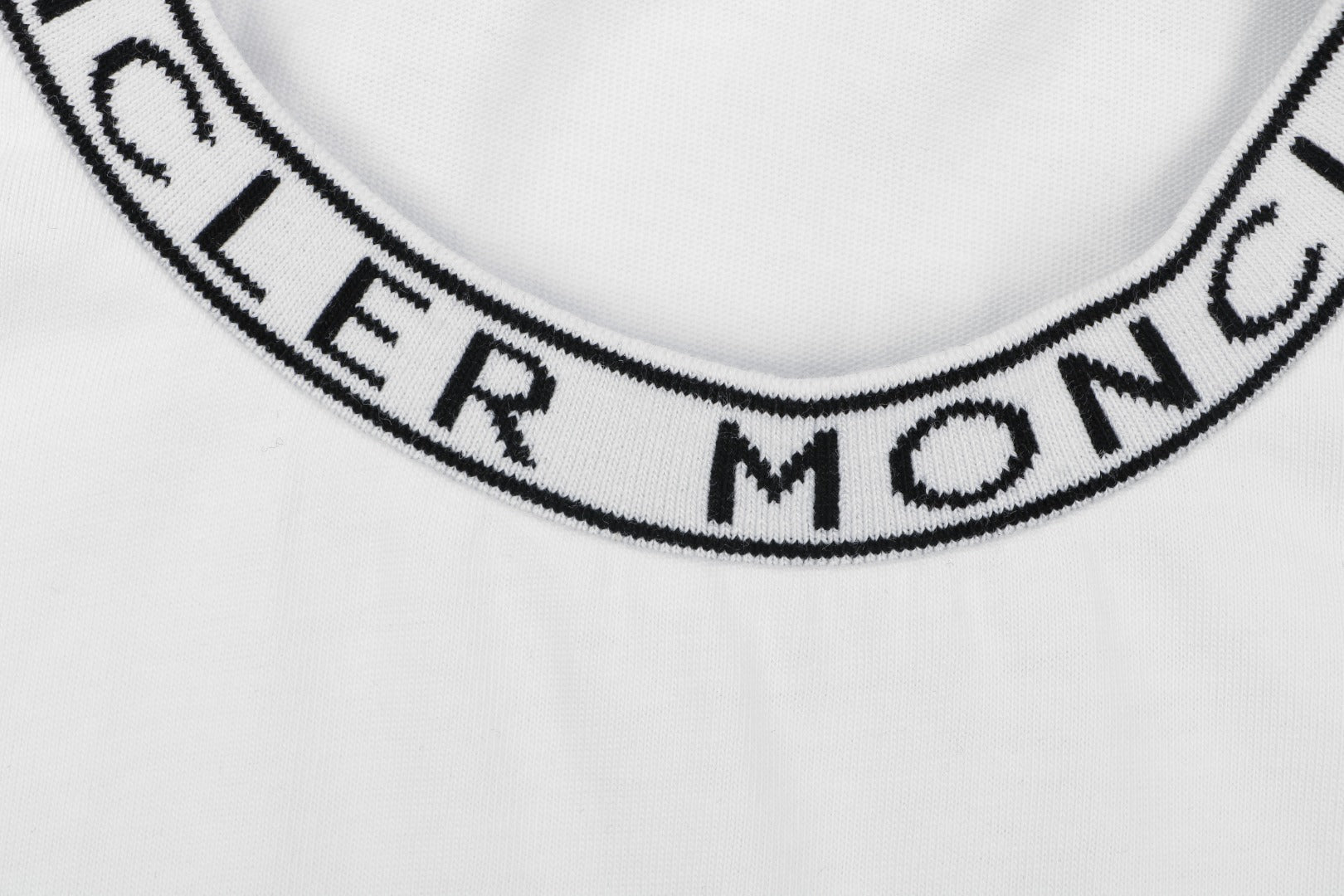 Moncler Letter Rib Short Sleeve T-Shirt