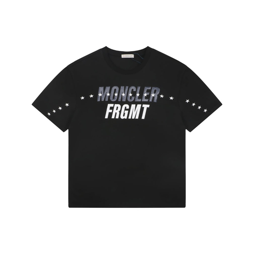 Moncler Star Track Letter Print Short Sleeve T-shirt