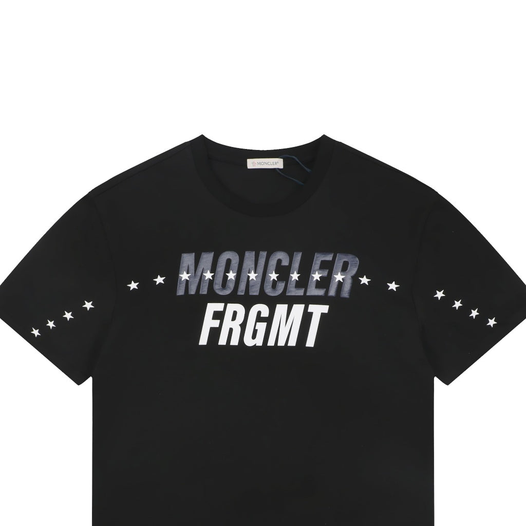 Moncler Star Track Letter Print Short Sleeve T-shirt
