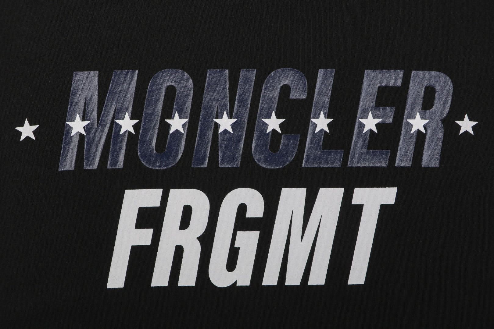 Moncler Star Track Letter Print Short Sleeve T-shirt