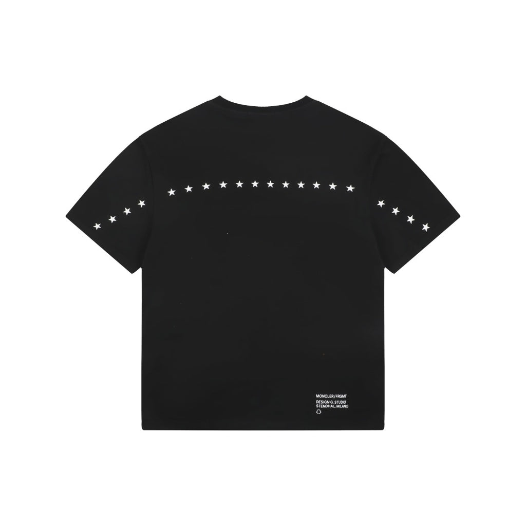 Moncler Star Track Letter Print Short Sleeve T-shirt