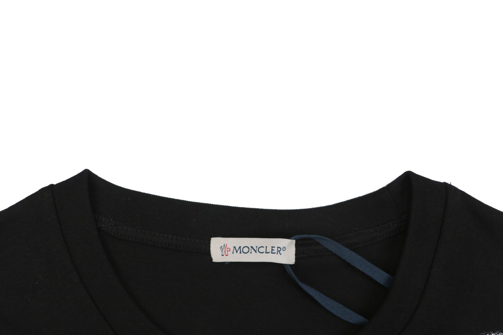 Moncler Slanted M Logo Halo Print Short Sleeve T-shirt