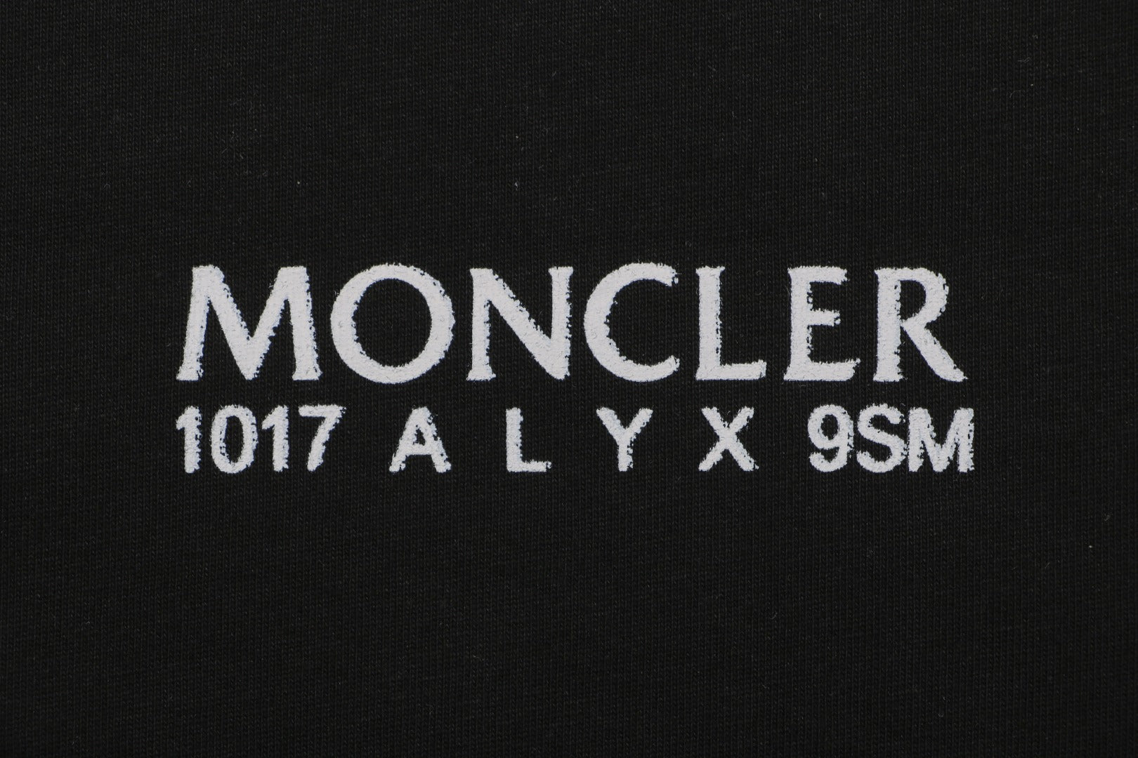 Moncler Slanted M Logo Halo Print Short Sleeve T-shirt
